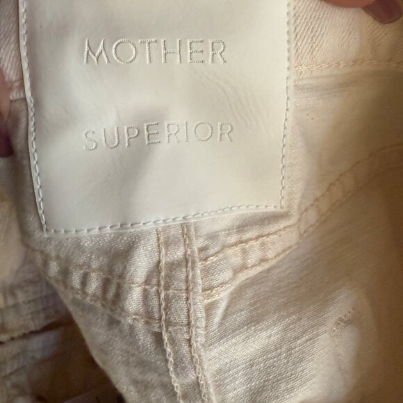 Mother Denim The Half Piped Ankle in Act Natural High-Waisted Wide-Leg Pants Wit - Picture 9 of 12